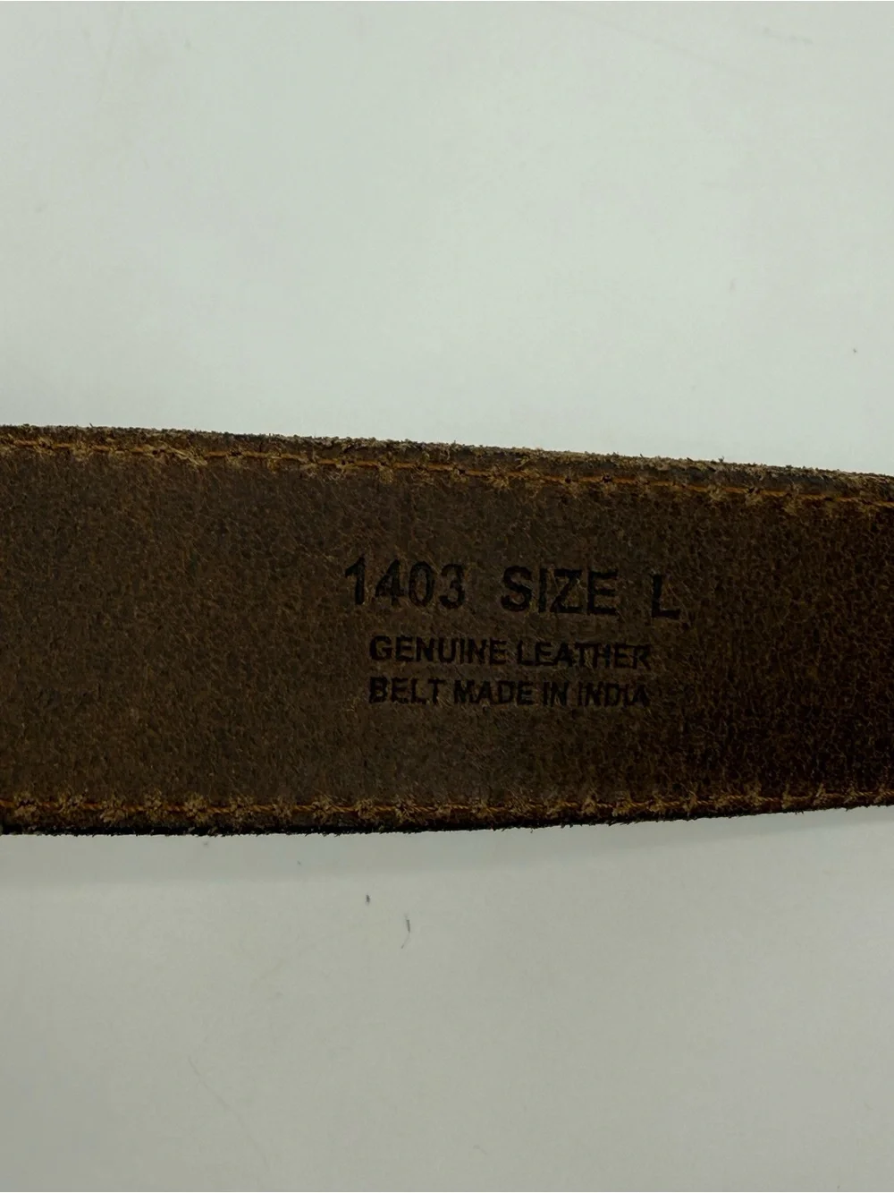 Unbranded Genuine Leather Brown Mens Blet Size Large Made in India